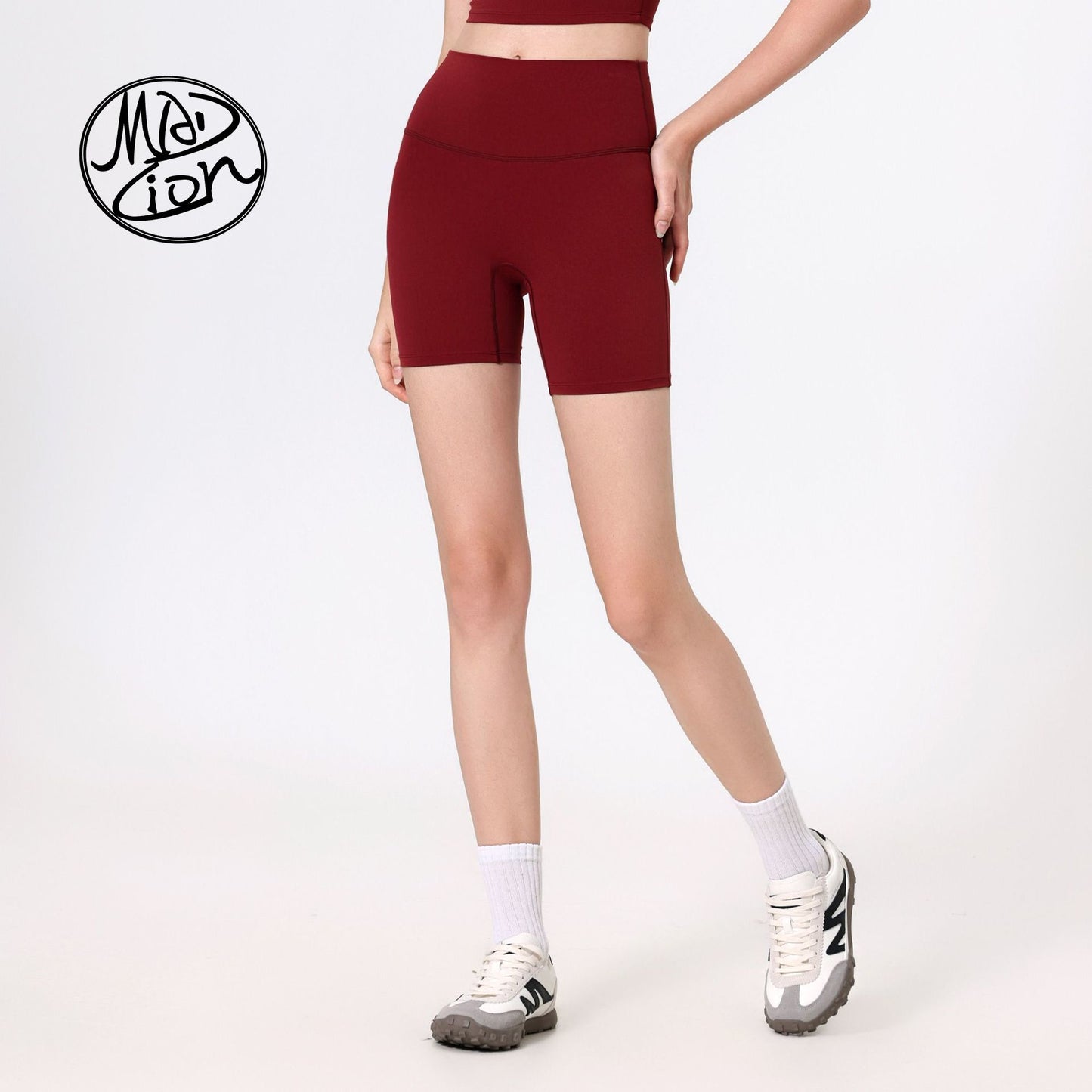 Lamshop high waist peach hip lift cloud yoga pants women's sports quick-drying leggings slim outer wear fitness pants riding