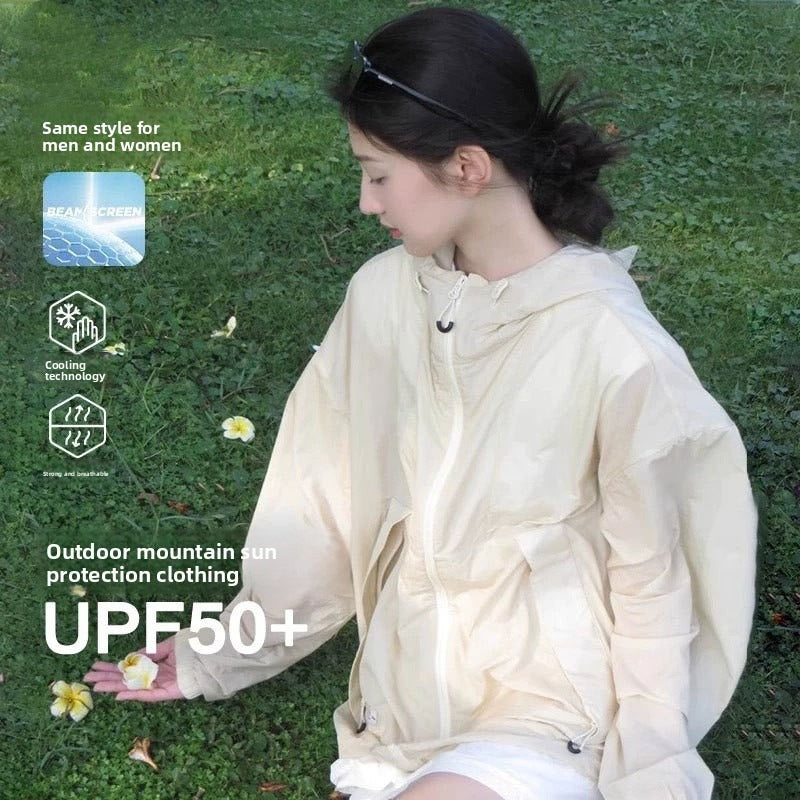 MAD LION Outdoor mountain sunscreen clothing for men and women, summer UV protection, breathable sunshade, lightweight skin clothing, cycling sunscreen clothing