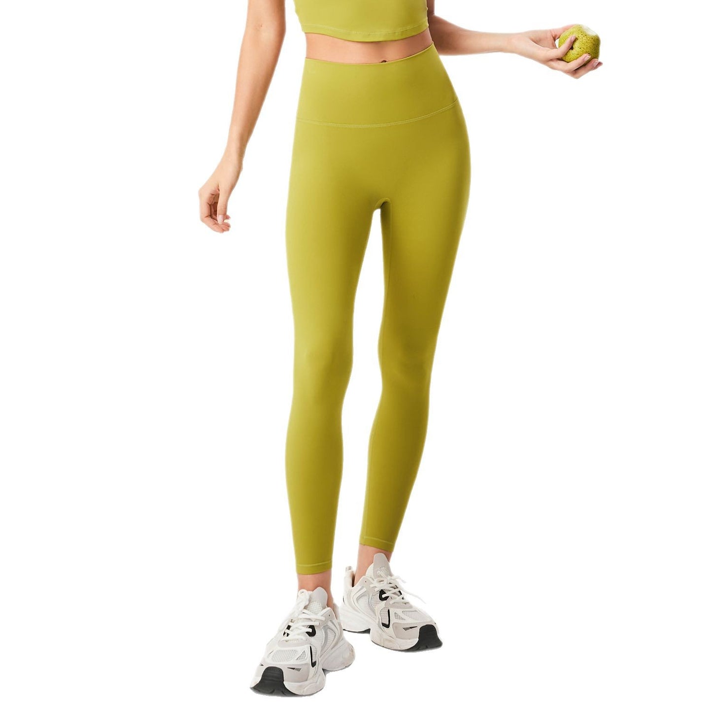 Women's high waist peach buttocks no embarrassment line outdoor
