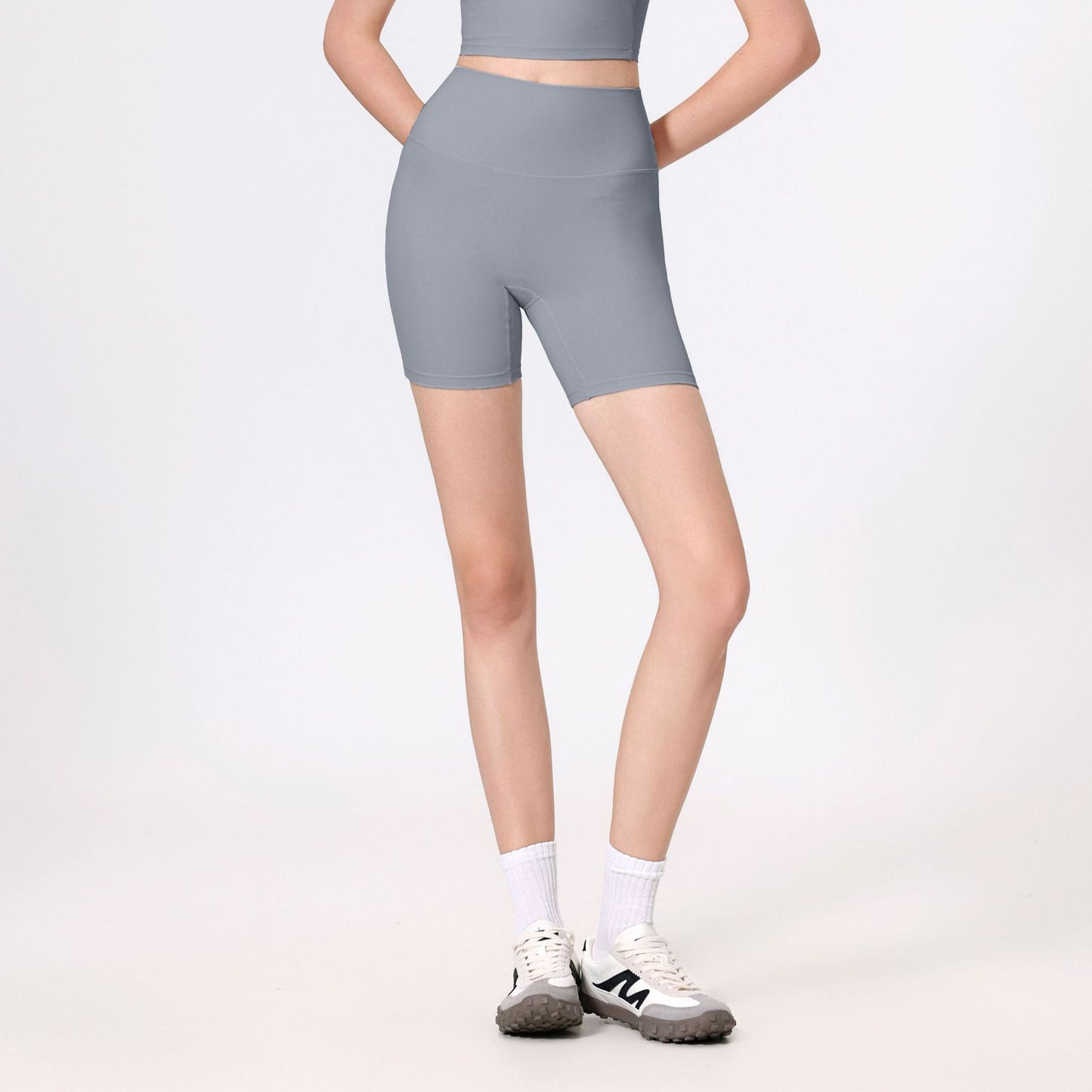 Lamshop high waist peach hip lift cloud yoga pants women's sports quick-drying leggings slim outer wear fitness pants riding