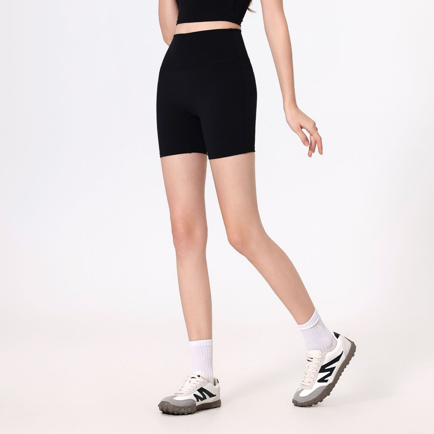 Lamshop high waist peach hip lift cloud yoga pants women's sports quick-drying leggings slim outer wear fitness pants riding