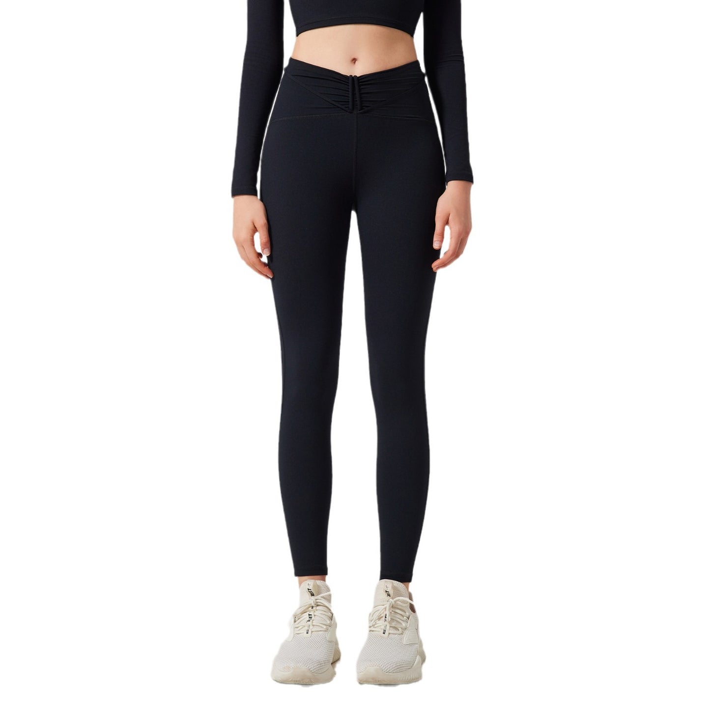 Lamshop high waist peach hip lift nude yoga pants women's seamless sports quick-drying leggings wear running fitness pants